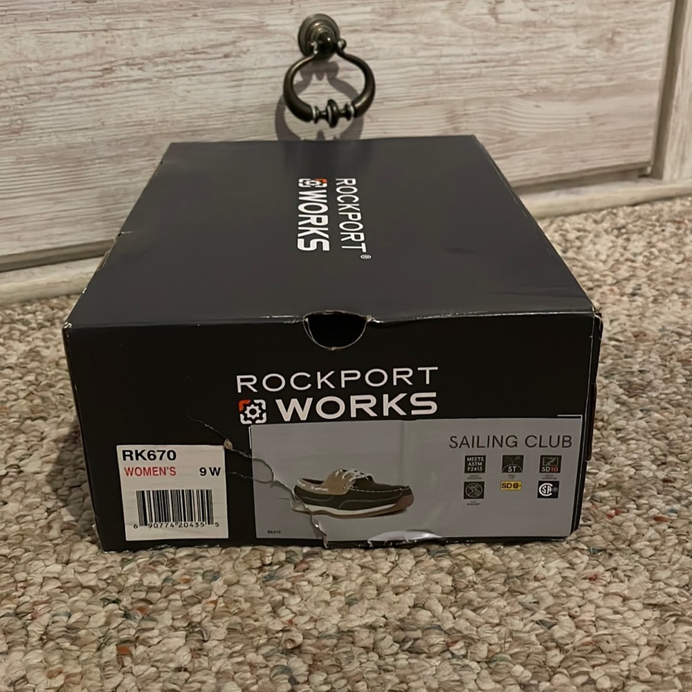 Womens Rockport Sailing Club Steel Toe Shoes